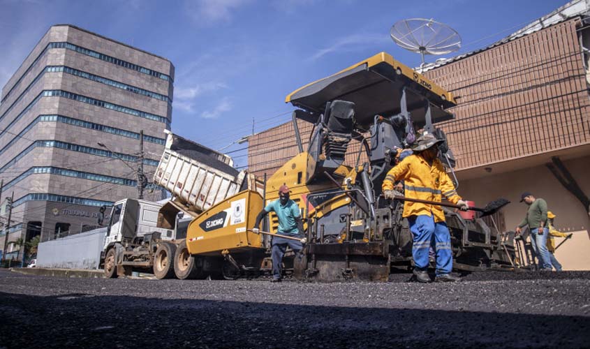 Recapeamento chega a mais de 35 quilômetros de ruas da capital