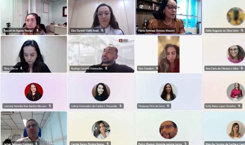 MPRO conclui capacitação sobre violência contra a mulher com participação de membros e servidores