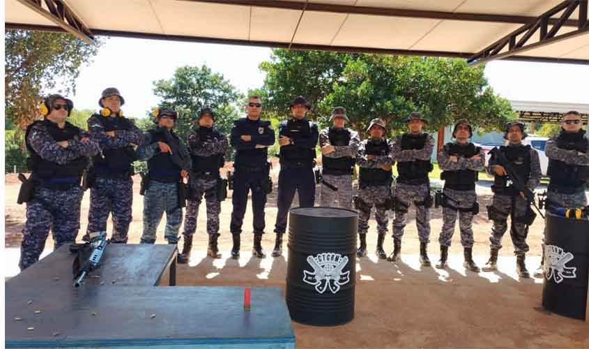 10º BATALHÃO DA PMRO PROMOVE INSTRUÇÃO DE TIRO PARA PATAMO E FORÇA TÁTICA