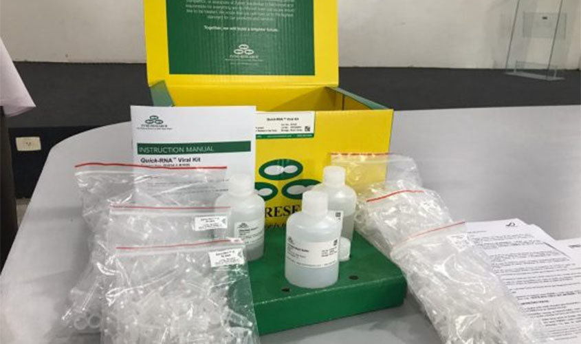 Lacen recebe doações de kits considerados 'padrão ouro' para detectar o novo coronavírus em Rondônia