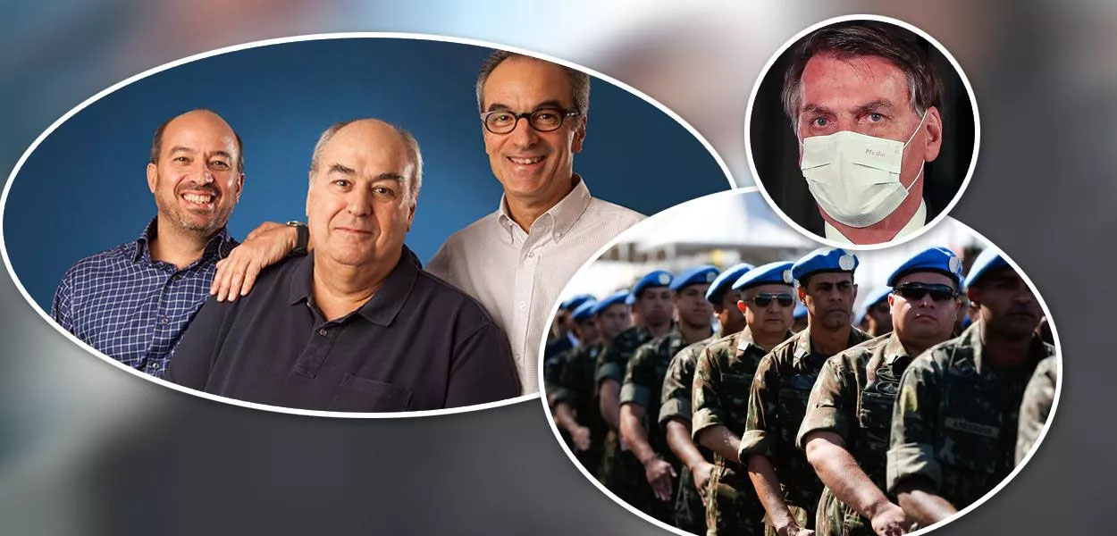 Globo provoca os militares