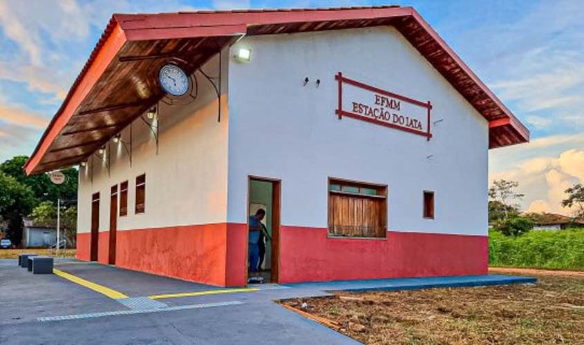 Estação histórica da EFMM no distrito de Iata é revitalizada e será ponto de atendimento ao turista