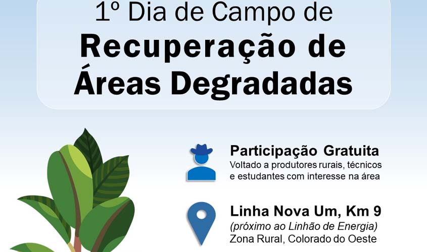 IFRO realizará evento gratuito sobre recuperação de áreas degradadas 