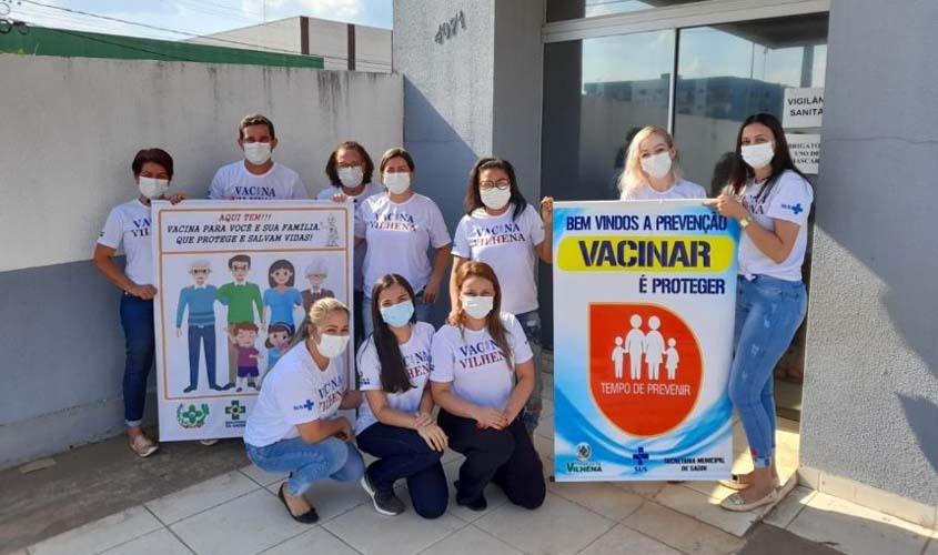 'Dia V': Vilhena oferecerá quase 20 imunizantes diferentes em campanha de vacinação neste sábado, 25 de junho  
