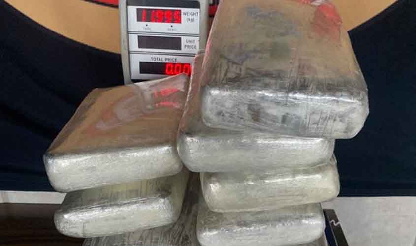 Polícia Federal apreende 24 kg de skunk no Aeroporto Internacional Jorge Teixeira