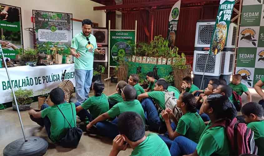 Governo de RO encerra atividades da Semana do Meio Ambiente com exposição interativa em Porto Velho