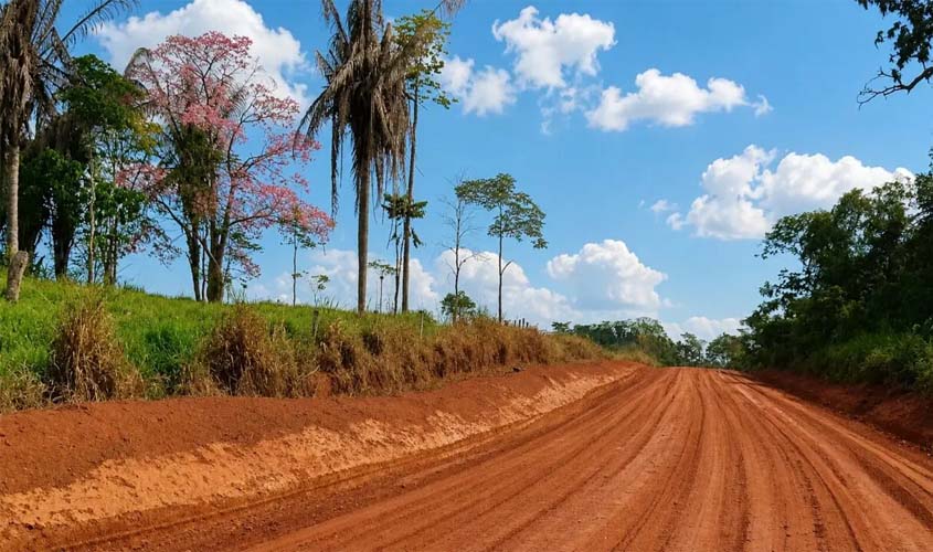 Trecho da RO-010 passa por serviços de manutenção