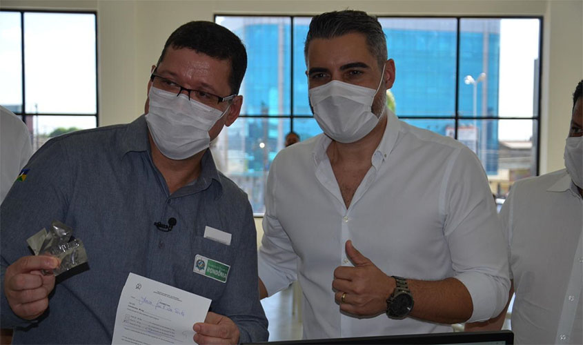 Governador Marcos Rocha visita município para acompanhar os trabalhos de combate à COVID-19