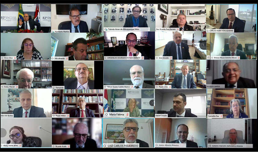 Corregedor nacional fala sobre gestão e transparência a corregedores de Justiça do Brasil