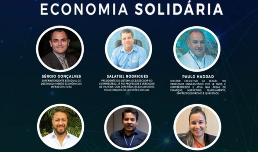 Economia Solidária é tema de live realizada pelo Governo de Rondônia nesta sexta-feira, 24