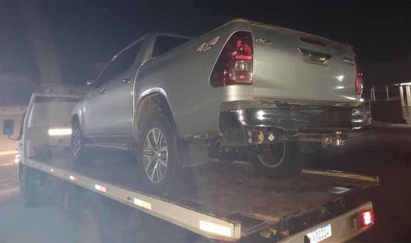 HILUX ROUBADA É RECUPERADA EM CONDOMÍNIO DE PORTO VELHO