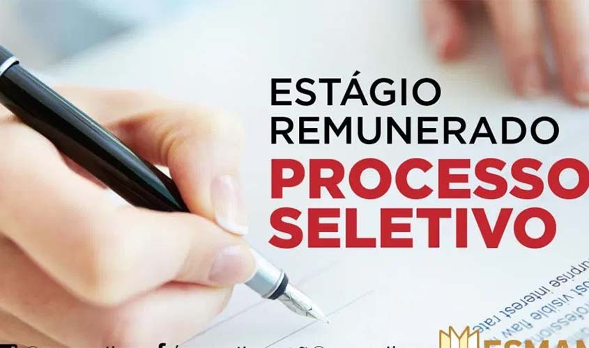 Abertas inscrições para processo seletivo de estágio remunerado no tribunal