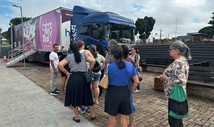 Carreta do Hospital do Amor oferece mamografias gratuitas