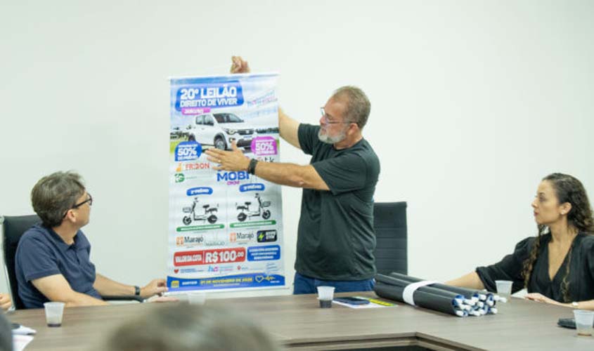 Prefeitura adere ao 20º Leilão Direito de Viver