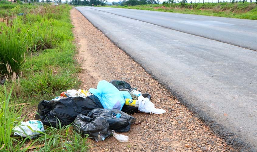 Despejar lixo às margens de Rodovias pode gerar multa de até R$ 200 mil