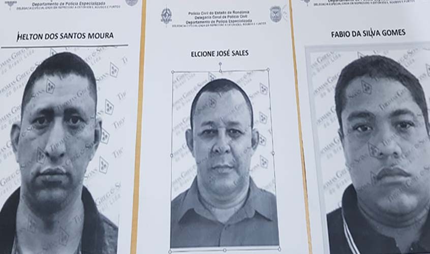 Patrimônio divulga fotos dos suspeitos de sequestro de empresário na capital; entre eles está Gato Seco