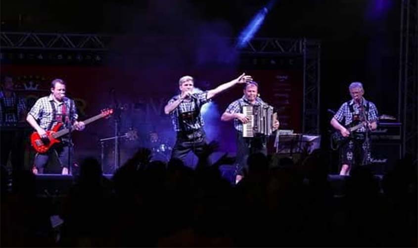 Oktoberfest Louvada terá banda Die Piraten Musikanten, de Blumenal (SC), para animar o público na primeira edição do festival de cerveja em Rondônia