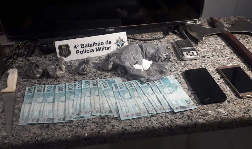 PMRO realiza mais uma ação de combate ao tráfico 