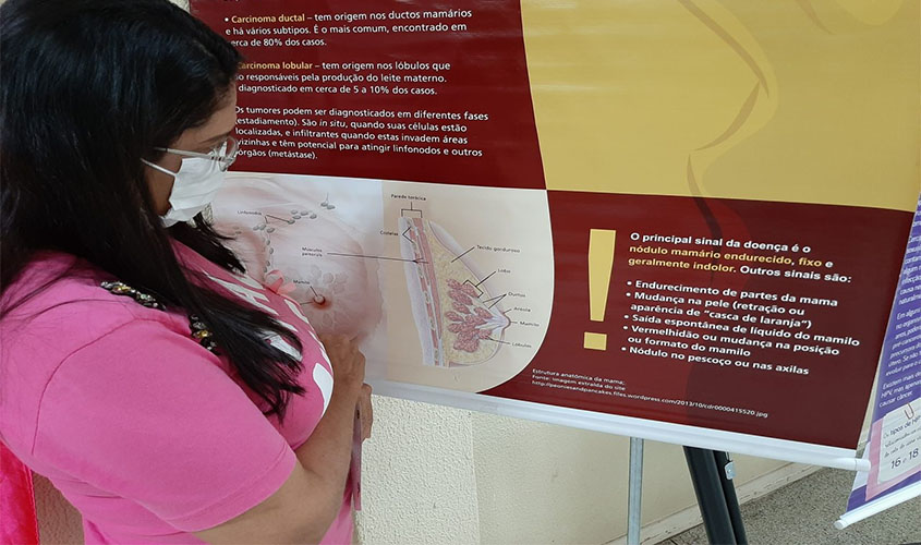 Iperon promove “Dia Rosa” para conscientização às servidoras sobre os cânceres de mama e colo do útero