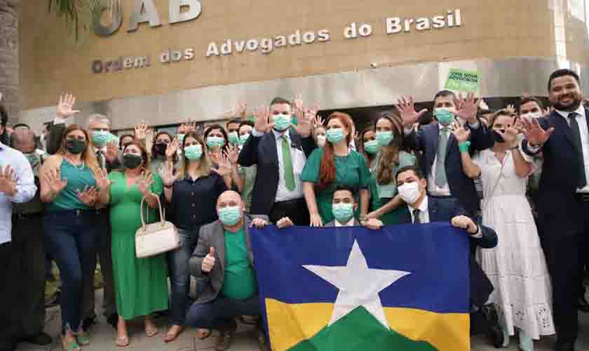 Márcio Nogueira protocola chapa e oficializa candidatura à presidência da OAB/RO