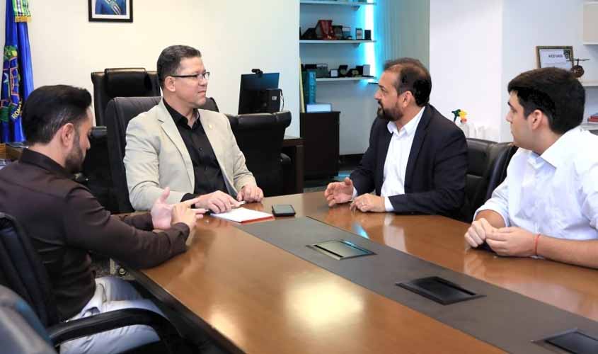 Laerte Gomes se reúne com governador Marcos Rocha e discute projetos para 2024