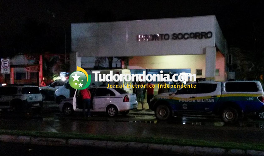 Apos roubo de moto, suspeito é baleado ao trocar tiros com agente penitenciário 