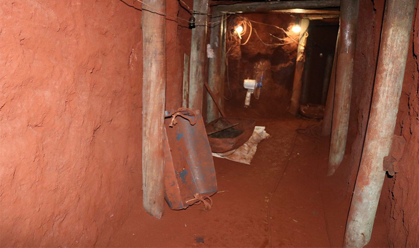 MS: Polícia descobre túnel que seria usado em assalto a banco