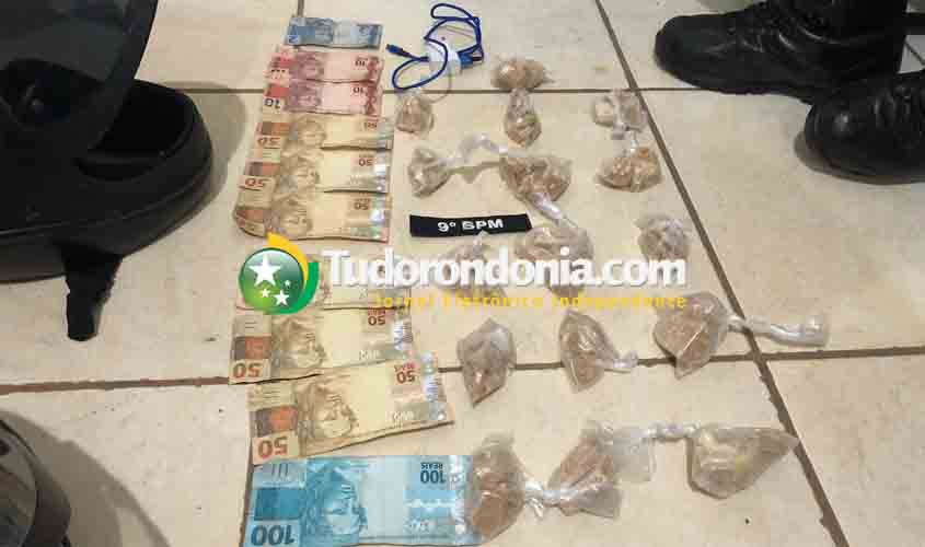 Polícia prende dupla com grande quantidade de drogas para revenda