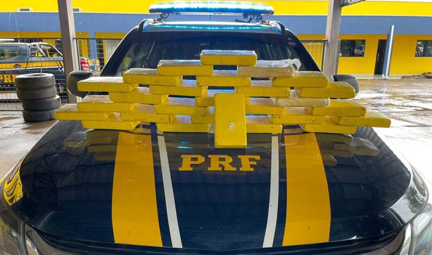 Em Rondônia, PRF apreende 50 Kg de drogas ilícitas