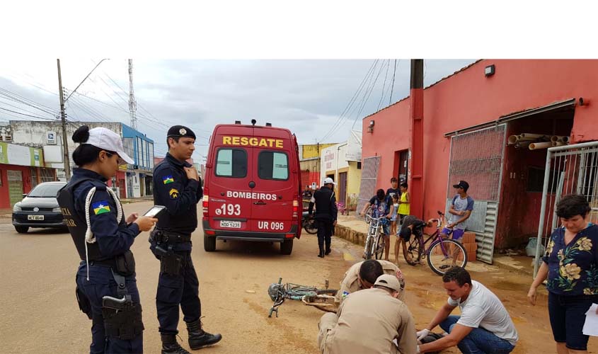 Ciclista é atropelado por moto ao tentar atravessar avenida na zona sul