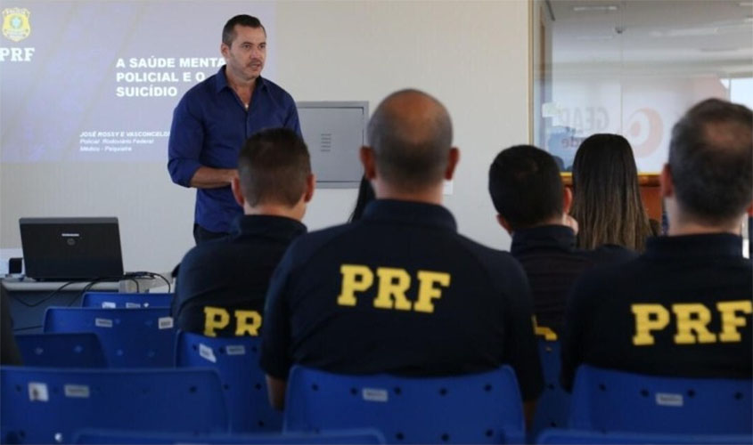 Superintendência da PRF em Rondônia recebe palestras sobre suicídio policial