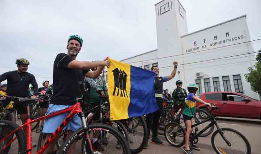 Prefeitura promove passeio ciclístico em comemoração aos 110 anos de instalação de Porto Velho