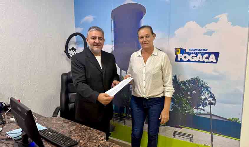 Presidente do bairro Porto Cristo Luciana Riscik apresenta demandas urgentes ao vereador Everaldo Fogaça