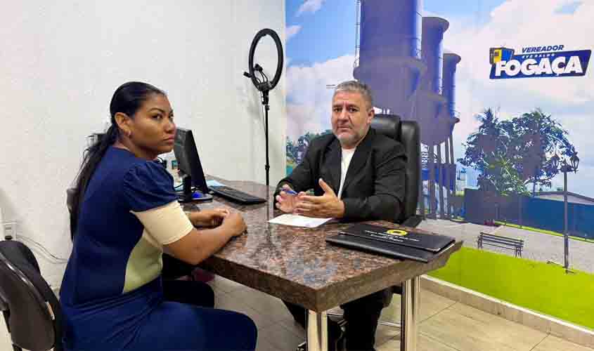 Moradora do Parque Amazônia leva ao vereador Everaldo Fogaça demanda urgente sobre alagamentos no bairro