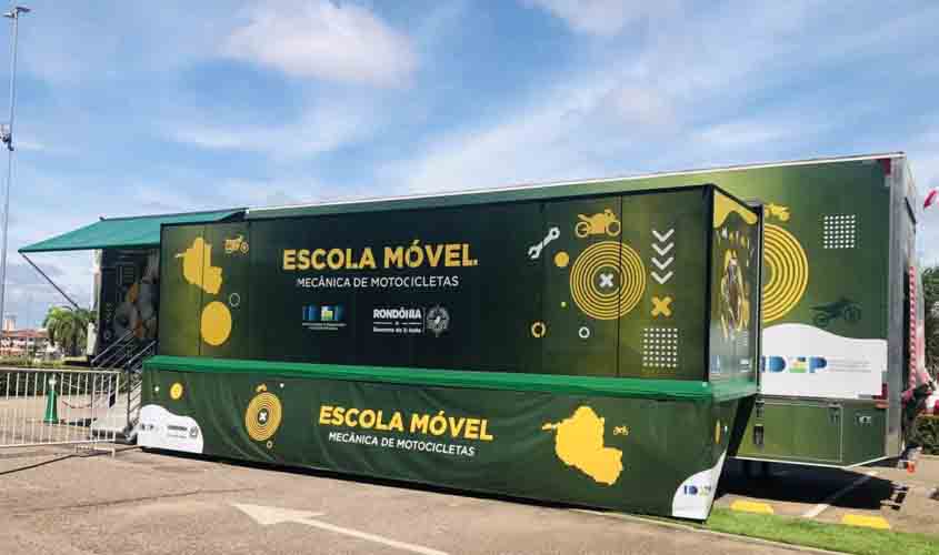 Inscrições para cursos na Escola Móvel de Mecânica de Motocicletas encerram nesta segunda-feira, 27, em Porto Velho