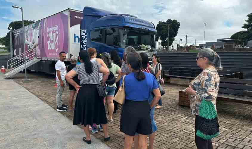 Carreta do Hospital de Amor oferece exames gratuitos no aniversário de instalação de Porto Velho