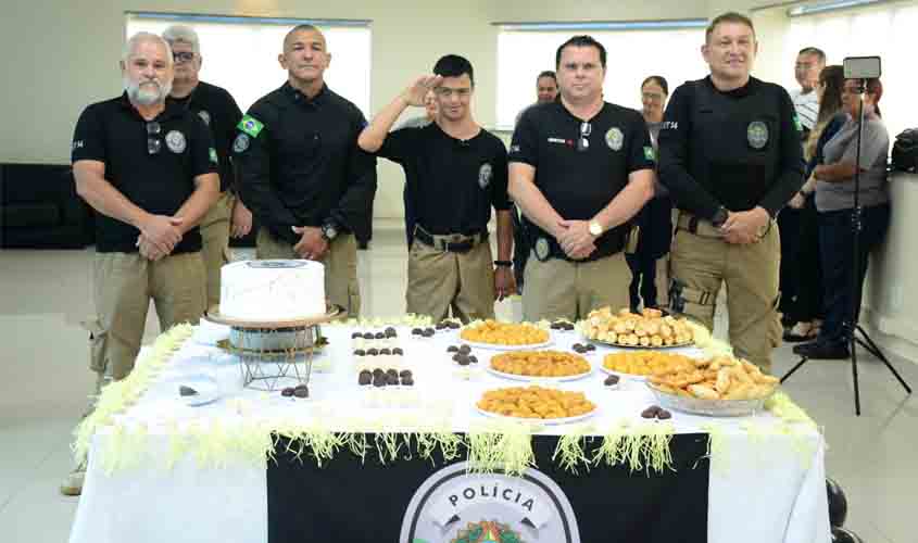 Jovem com síndrome de Down realiza sonho de se tornar policial por um dia no TRT-14