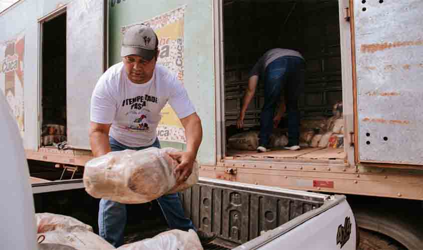 Semasf recebe doações do MDA e Governo do Estado para reforçar assistência às famílias vulneráveis