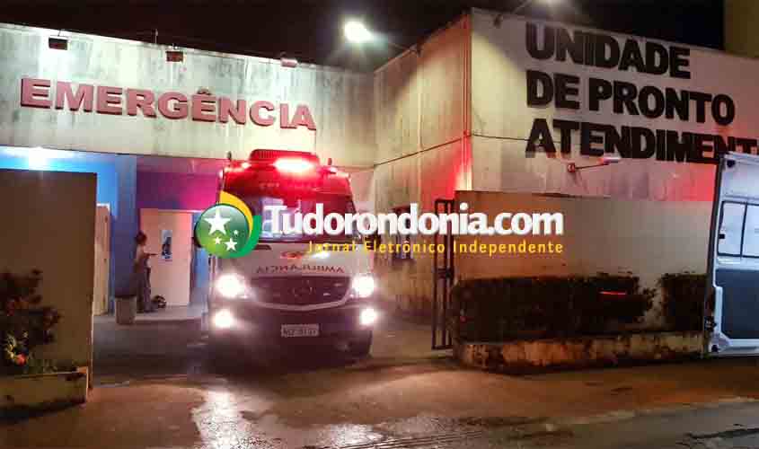 Jovem leva tiro no rosto e é socorrido para Upa leste