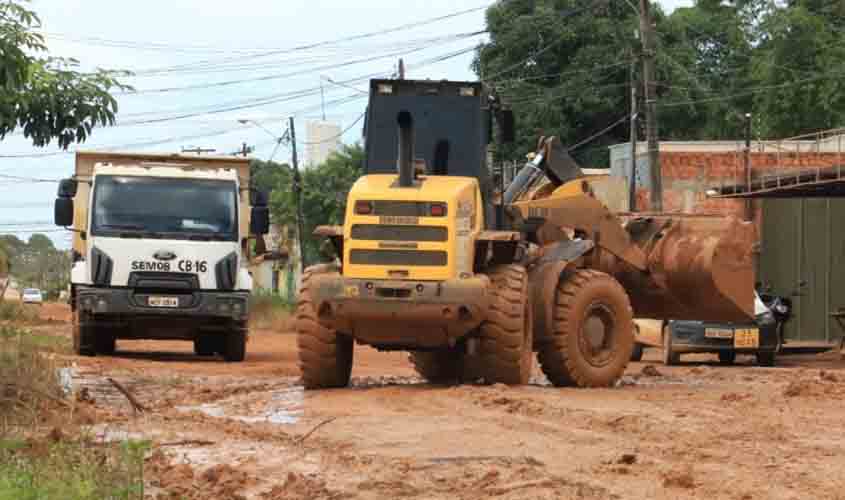 Prefeitura realiza obras em 37 ruas de Porto Velho