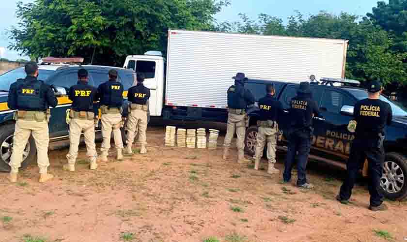 Em Rondônia, PRF apreende quase 70 KG de Cocaína