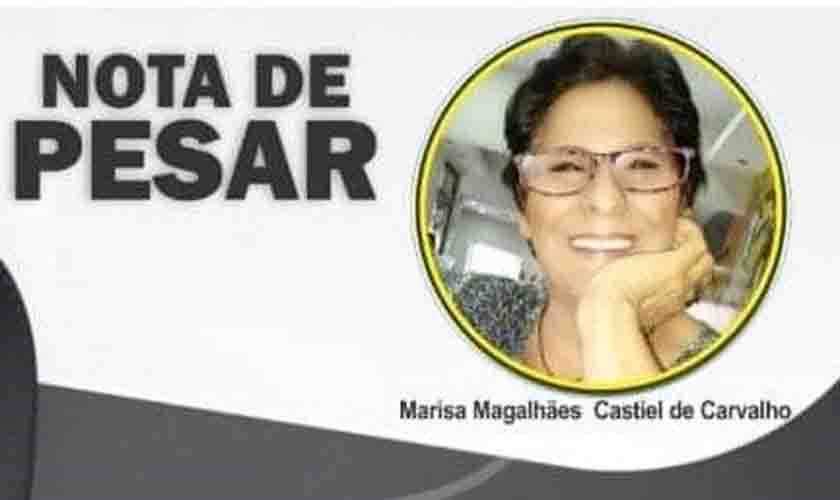 Nota de Pesar -  Marisa Magalhães Castiel de Carvalho