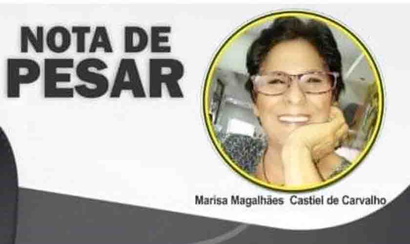 Nota de Pesar - Marisa Magalhães Castiel de Carvalho