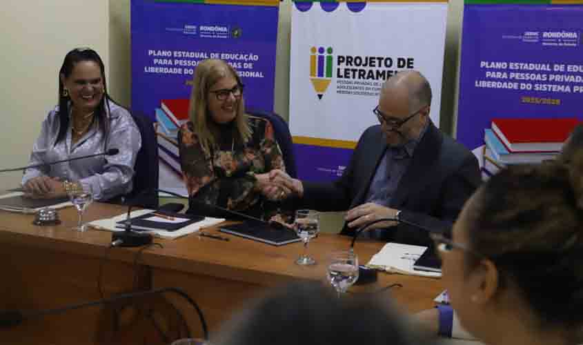 Governo de RO oficializa Plano Estadual de Educação para Pessoas Privadas de Liberdade