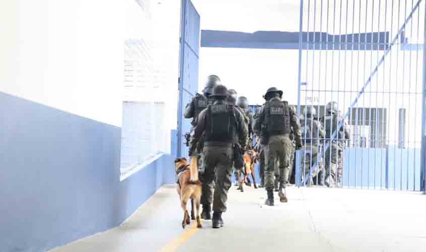 Governo de RO integra sétima fase da 'Operação Mute' e intensifica segurança nas unidades prisionais