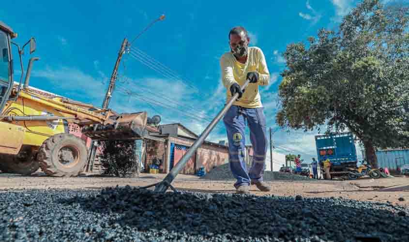 Seis bairros de Porto Velho recebem obras de infraestrutura