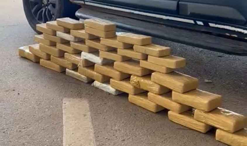 Polícia Rodoviária Federal em Rondônia apreende mais de 40 kg de entorpecentes 