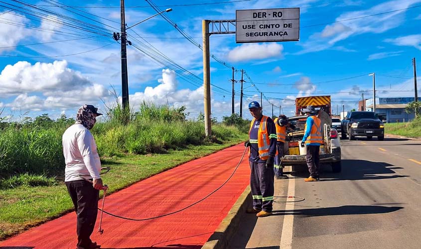 AMT conclui revitalização da pista da Av. Vitória Régia