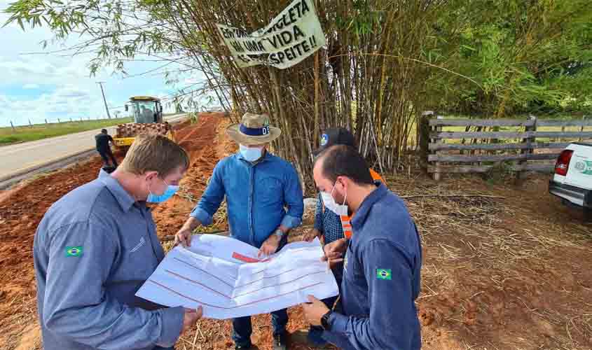 Obras do DER na Zona da Mata são acompanhadas pela equipe técnica do programa “Gestão na Estrada”