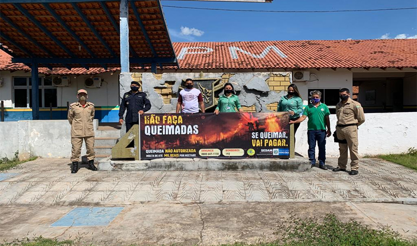 Polícia Militar engajada na campanha contra as queimadas